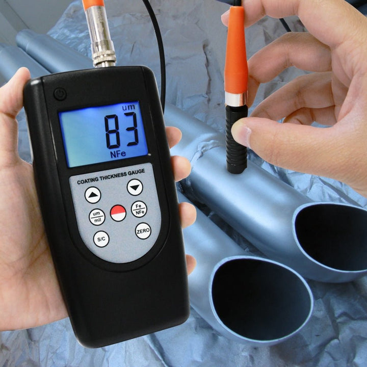 ILTM-1210A Coating Thickness Meter Gauge F & NF, Magnetic Induction Eddy Current 0~2000μm 0~80mil Non-Magnetic Non-conductive Material Thick Measure Tester, Substrate Auto Detection - Instrulife