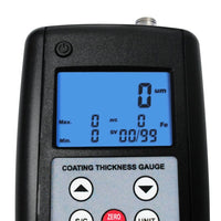 ILTM-1210B Coating Thickness Meter Gauge F & NF 99 Memories Max Min Avg, Magnetic Induction Eddy Current 0~2000μm 0~80mil Non-Magnetic Non-conductive Material Thick Measure Tester, Substrate Auto Detection - Instrulife