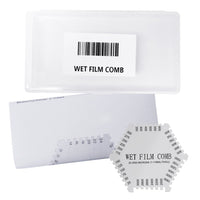 ILTM-8000 Wet Film Combs 25~3000µm Microns Micrometer / 1~118 Mil Dual Scale, Wet Paint Coating Thickness Step Notched Gauge, Hexagonal Style - Instrulife