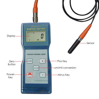 ILTM-759 Digital Paint Coating Thickness Meter Gauge F Probe 1000μm / 40mil CE Marking Portable - Instrulife