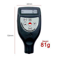 ILTM-762 Digital Paint Coating Thickness Meter Gauge with F & NF Probes CE Marking Automotive Tester - Instrulife