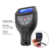 ILTM-763 Digital Paint Coating Thickness Gauge F/NF Probes Big LCD 99 Groups Measure CE Marking Aluminum & Iron Substrates - Instrulife