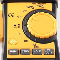 ILMU-63 Digital AC/DC Clamp Meter Multimeter Thermometer Ohm Auto Range 3999 Counts Professional Tester - Instrulife