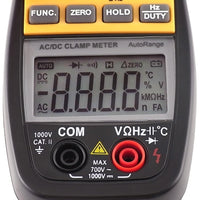 ILMU-63 Digital AC/DC Clamp Meter Multimeter Thermometer Ohm Auto Range 3999 Counts Professional Tester - Instrulife