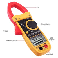 ILMU-65 Digital AC Current Clamp Meter Multimeter Capacitance Ohm Auto / Manual Range Professional Tester - Instrulife