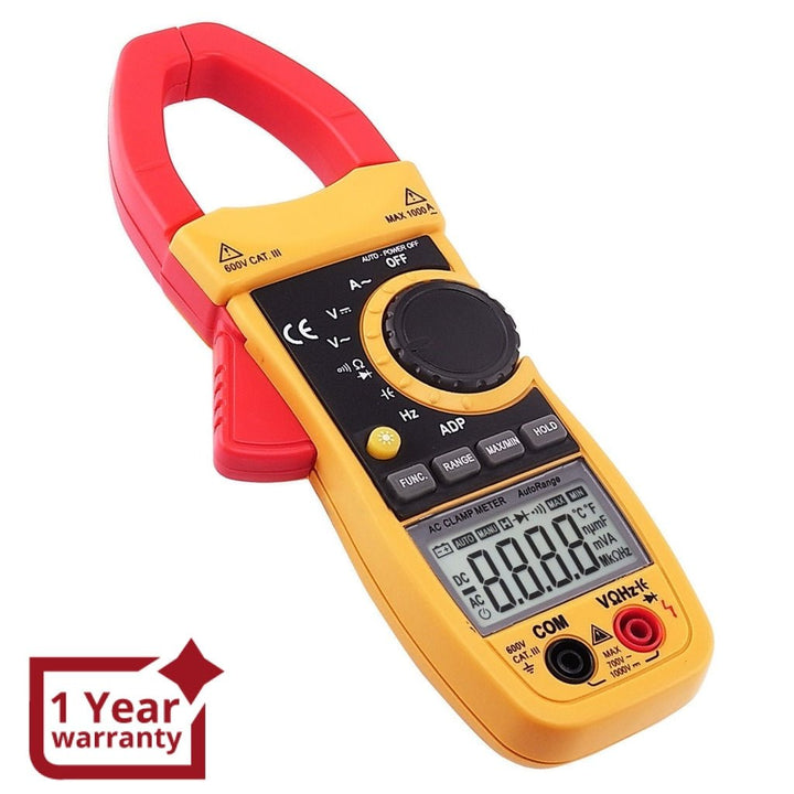 ILMU-65 Digital AC Current Clamp Meter Multimeter Capacitance Ohm Auto / Manual Range Professional Tester - Instrulife