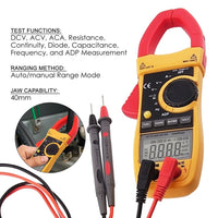 ILMU-65 Digital AC Current Clamp Meter Multimeter Capacitance Ohm Auto / Manual Range Professional Tester - Instrulife