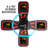 ILTM-275 Professional Thickness Meter Gauge Digital HD Colored Display Car Paint Coating Tester Data Storage Screen Rotation Rechargeable Battery Automotive Tool 0~1300um/51mil Measurement Range - Instrulife