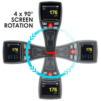 ILTM-276 Professional Thickness Meter Gauge Digital HD Colored Display Car Paint Coating Tester 0~1500um/0~59mil/0~1.5mm Measurement Range Data Storage Automatic Screen Rotation Automotive Tool - Instrulife