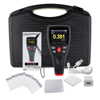ILTM-276 Professional Thickness Meter Gauge Digital HD Colored Display Car Paint Coating Tester 0~1500um/0~59mil/0~1.5mm Measurement Range Data Storage Automatic Screen Rotation Automotive Tool - Instrulife