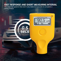 ILTM-407 Paint Thickness Meter Mil Coating Depth Gauge Tester with Fe/NFe Measuring 0-3500 μm for Used Car Buyers, Check The Cars Original Coating - Instrulife