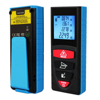 ILDM-209 40M (131ft) Digital Laser Distance Meter Measuring Device D8 Rangefinder Measure Telemetro Range Finder with Backlit LCD Screen, Single-distance/ Continuous Measurement Area Pythagorean Modes, +/- 1.5mm High Accuracy - Instrulife
