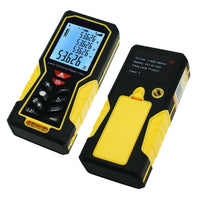 ILDM-723 Digital Laser Distance Meter 70m (229ft) Handheld Range Finder Area & Volume Measuring Tools Meter Tester with Backlight and Spirit Bubble Level, ±1mm accuracy - Instrulife