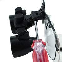 ILDL-769 3.5x Magnification Dental Loupes, Galilean Style Titanium Frame, Dental Surgical Medical Binocular, 60mm Field of View + 55mm Depth of Field +420mm Working Distance, Flip-Up Function Flexible Optical Glass Loupe Dentistry - Instrulife