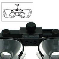 ILDL-769 3.5x Magnification Dental Loupes, Galilean Style Titanium Frame, Dental Surgical Medical Binocular, 60mm Field of View + 55mm Depth of Field +420mm Working Distance, Flip-Up Function Flexible Optical Glass Loupe Dentistry - Instrulife