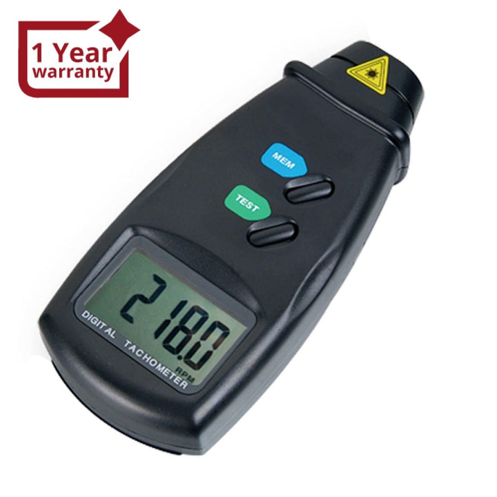 ILTA-828 Digital Laser Non-Contact Photo Tachometer RPM Measurer with LED Laser for HVAC Automotive Tool - Instrulife