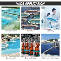 ILWQ-383 Digital Rechargeable DO Meter Dissolved Oxygen Tester with Floating Probe Long Cable Electrode, ATC - Instrulife