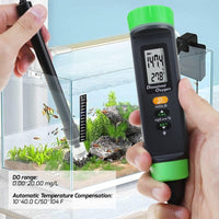 ILWQ-383 Digital Rechargeable DO Meter Dissolved Oxygen Tester with Floating Probe Long Cable Electrode, ATC - Instrulife