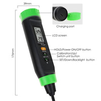 ILWQ-383 Digital Rechargeable DO Meter Dissolved Oxygen Tester with Floating Probe Long Cable Electrode, ATC - Instrulife