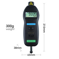 ILTA-829 2in1 Digital Contact and Non-Contact Tachometer Laser / Photo m/min RPM Auto Ranging - Instrulife