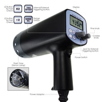 ILST-110 Handheld Stroboscope with 50~12,000 FPM Rotational Speed Measure Digital LCD Display - Instrulife