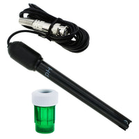 ILWQ-87 0-14 pH Electrode Probe BNC Connector, 300cm Cable for PH Meter Monitor Controller Test Sensor, Replacement Kit for Aquarium Hydroponics Plant Pool Spa - Instrulife