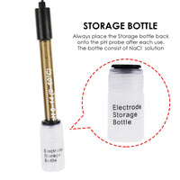 ILWQ-314 Replacement pH Electrode with Calibration Powder, 0-14 pH Highly Accurate Probe with BNC Connector & 200cm Cable for Continuous Liquid Measurement - Instrulife