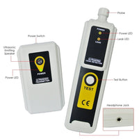 ILLD-1003 Ultrasonic Leak detector & Transmitter Detects Air Water Dust LED Indicator w/ Earphone - Instrulife