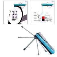 ILBT-1004 Brake Fluid Tester Detector w/ LED Indicator & 180° Foldable Testing Rod, Car Auto Automotive Diagnostic Tool Oil Quality Driving Safety Check Analyzer - Instrulife