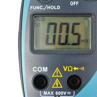 ILMU-1007 Digital Auto Range Clamp Multimeter AC DC Voltage Current Tester LCD Display CE Marking - Instrulife