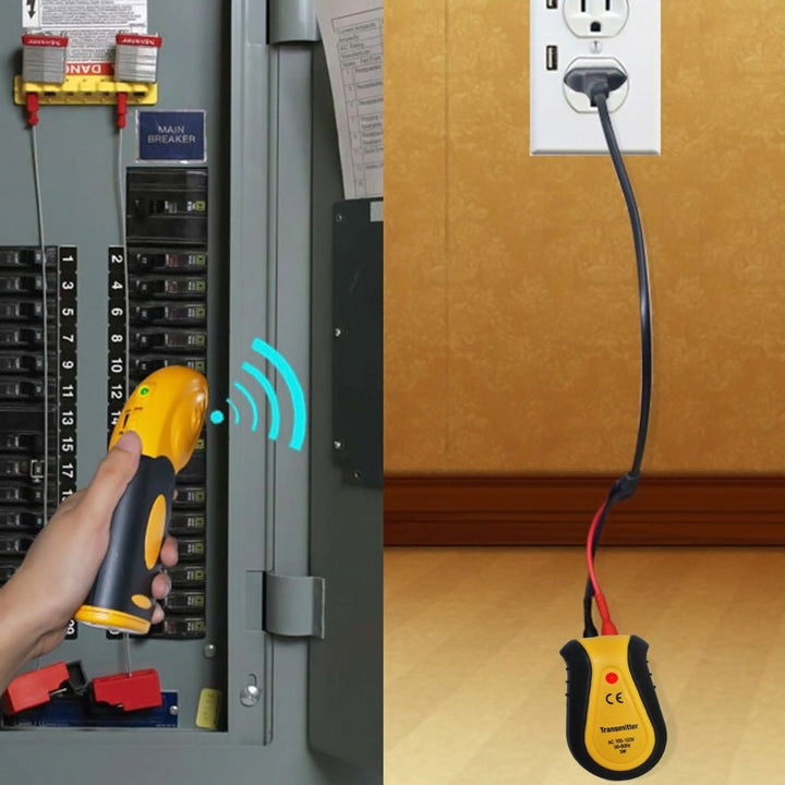 ILAU-1011_US Automatic Circuit Breaker Finder Tracer AC circuits / Fuses for 100-120V ONLY, LED Signal Receiver Transmitter Fuse Socket ,Plugs, Lighting, Lamp Socket & Outlet Adapters 110V - Instrulife