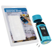 ILMM-1015 Digital Wood & Building Material Moisture Meter Tester w/ LED Indicator, Sawn Timber Cardboard Paper Mortar Concrete Plaster Environment Temperature, for Woodworking Woodworker Handcrafter - Instrulife