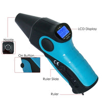 ILAU-1017 Digital 2-in-1 Car Motor Tire Pressure Gauge Measure + Tire Veins Depth CE Marking LCD Display - Instrulife