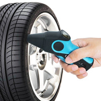 ILAU-1017 Digital 2-in-1 Car Motor Tire Pressure Gauge Measure + Tire Veins Depth CE Marking LCD Display - Instrulife