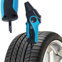 ILAU-1017 Digital 2-in-1 Car Motor Tire Pressure Gauge Measure + Tire Veins Depth CE Marking LCD Display - Instrulife