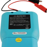 ILCT-1031 Transmitter & Receiver Cable Tester Identifier Alligator Clip Test DC Voltage Continuity Overload Protection - Instrulife