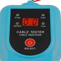 ILCT-1031 Transmitter & Receiver Cable Tester Identifier Alligator Clip Test DC Voltage Continuity Overload Protection - Instrulife