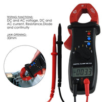 ILAU-1032 Digital Clamp Meter Multimeter DC AC Voltage Current Resistance Diode Continuity Tester LCD Display - Instrulife