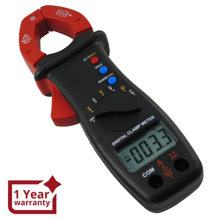 ILAU-1032 Digital Clamp Meter Multimeter DC AC Voltage Current Resistance Diode Continuity Tester LCD Display - Instrulife