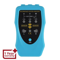 ILPS-1035 Phase Sequence and Motor Rotation Conveyors Pump Tester Meter Tool 120~460VAC - Instrulife