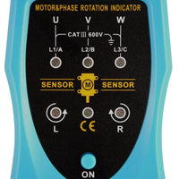 ILPS-1035 Phase Sequence and Motor Rotation Conveyors Pump Tester Meter Tool 120~460VAC - Instrulife
