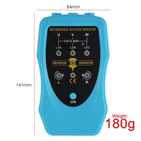 ILPS-1035 Phase Sequence and Motor Rotation Conveyors Pump Tester Meter Tool 120~460VAC - Instrulife
