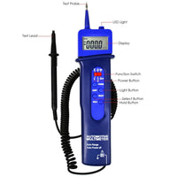 ILAU-1037 Digital Multimeter Frequency Tester Resistance Pen Style Automotive Car Voltage DC/AC Tester - Instrulife