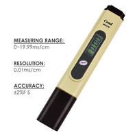 ILWQ-773 Pen Type EC / Hydroponics / Nutrient Meter (0~19.99ms/cm) - Instrulife