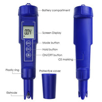 ILWQ-126 3-in-1 Digital EC / CF / TDS Meter Combo Water Quality Tester IP65 Waterproof Conductivity with ATC Aquarium, Hydroponic, Laboratories, Environmental Monitoring Test Tool Kit - Instrulife