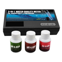 ILWQ-226 -in-1 Conductivity EC & pH & Temperature Meter Multi-parameter Tester Digital Pen ATC, Water Quality Test Analyze Calibration Kit, 0.01mS/cm Resolution, Aquarium Hydroponics Tank Pool Lab Spa - Instrulife