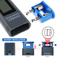 ILWQ-302 Pentype 2-in-1 TDS / EC Meter with ATC Digital Water Quality Tester Temperature Measurement for Water Analysis Hydroponics Aquaculture - Instrulife
