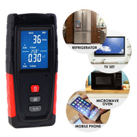 ILEM-280 Digital EMF Tester Electric and Magnetic Field Radiation Detector Temperature Measure with Color-screen Display and Rechargeable Battery Handheld Tool - Instrulife