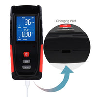 ILEM-280 Digital EMF Tester Electric and Magnetic Field Radiation Detector Temperature Measure with Color-screen Display and Rechargeable Battery Handheld Tool - Instrulife