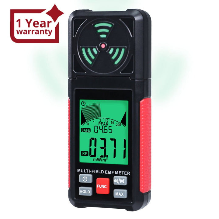 ILEM-423 Professional EMF Meter Tester Electromagnetic Field Radiation Detector EF, Radio Frequency (RF), Magnetic Field (MF) Detection for Home, Office, School, Hospitals, etc. EMF Inspections - Instrulife